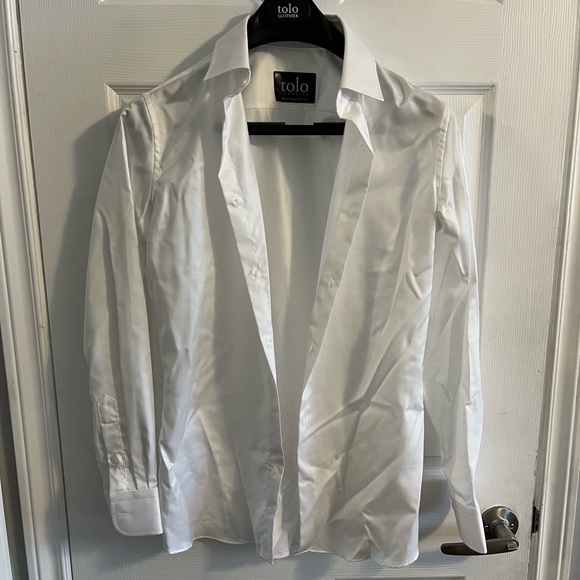 made to wear blue suit jacket, dress pants, and dress shirt *measurements incl. - Picture 10 of 16